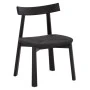 KΑΡΕΚΛΑ ΤΡΑΠΕΖΑΡΙΑΣ OSORIO HM18335.02 RUBBERWOOD & ΣΧΟΙΝΙ ΣΕ ΜΑΥΡΟ 51x55x74Υεκ