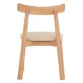 KΑΡΕΚΛΑ ΤΡΑΠΕΖΑΡΙΑΣ OSORIO HM18335.11 RUBBERWOOD ΦΥΣΙΚΟ-ΕΚΡΟΥ PU 51x55x74Υεκ