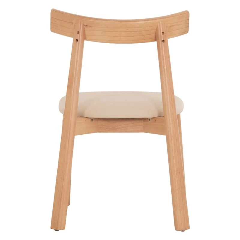 KΑΡΕΚΛΑ ΤΡΑΠΕΖΑΡΙΑΣ OSORIO HM18335.11 RUBBERWOOD ΦΥΣΙΚΟ-ΕΚΡΟΥ PU 51x55x74Υεκ