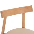 KΑΡΕΚΛΑ ΤΡΑΠΕΖΑΡΙΑΣ OSORIO HM18335.11 RUBBERWOOD ΦΥΣΙΚΟ-ΕΚΡΟΥ PU 51x55x74Υεκ