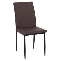ΚΑΡΕΚΛΑ ΤΡΑΠΕΖΑΡΙΑΣ PERKY HM18347.03 ΚΑΦΕ ΥΦΑΣΜΑ-ΜΕΤΑΛ. ΠΟΔΙΑ ΜΑΥΡΑ 44x60x87Υεκ