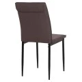 ΚΑΡΕΚΛΑ ΤΡΑΠΕΖΑΡΙΑΣ PERKY HM18347.03 ΚΑΦΕ ΥΦΑΣΜΑ-ΜΕΤΑΛ. ΠΟΔΙΑ ΜΑΥΡΑ 44x60x87Υεκ