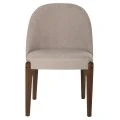ΚΑΡΕΚΛΑ ΤΡΑΠΕΖΑΡΙΑΣ RAMMER HM9744.02 RUBBERWOOD ΣΕ ΚΑΡΥΔΙ-ΕΚΡΟΥ ΥΦΑΣΜΑ 57x55x86Υεκ.
