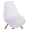ΚΑΡΕΚΛΑ TWIST KID HM8453.01 ΞΥΛΙΝΑ ΠΟΔΙΑ Κ ΚΑΘΙΣΜΑ PP ΛΕΥΚΟ 31x34x55.5Υεκ