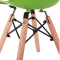 ΚΑΡΕΚΛΑ TWIST KID ΤΜΧ.HM8453.03 ΜΕ ΞΥΛΙΝΑ ΠΟΔΙΑ &ΠΡΑΣΙΝΟ ΚΑΘΙΣΜΑ 30,5Χ33Χ59 ΕΚ