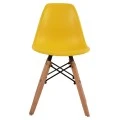 ΚΑΡΕΚΛΑ TWIST KID ΤΜΧ.HM8453.04 ΞΥΛΙΝΑ ΠΟΔΙΑ &ΚΑΘΙΣΜΑ ΚΙΤΡΙΝΟ PP 30,5Χ33Χ59 ΕΚ