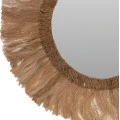 ΚΑΘΡΕΠΤΗΣ ΣΤΡΟΓΓΥΛΟΣ ΜΕ ΠΛΑΙΣΙΟ ΑΠΟ ΑΜΠΑΚΑ ΣΕ ΧΡΩΜΑ ΦΥΣΙΚΟ Φ90x4,5x90Yεκ. HM7730