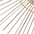 ΚΑΘΡΕΠΤΗΣ ΣΤΡΟΓΓΥΛΟΣ ΜΕ ΠΛΑΙΣΙΟ ΑΠΟ STICKS ΚΟΚΟΦΟΙΝΙΚΑ ΣΕ ΧΡΩΜΑ ΦΥΣΙΚΟ Φ85 εκ.HM7733