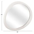 ΚΑΘΡΕΠΤΗΣ ΤΟΙΧΟΥ ΟΒΑΛ ΣΕΙΡΑ SANTORINI HM4513 MDF ΣΕ ΥΠΟΛΕΥΚΟ 90x3,2x60Υεκ