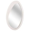 ΚΑΘΡΕΠΤΗΣ ΤΟΙΧΟΥ ΟΒΑΛ ΣΕΙΡΑ SANTORINI HM4514 MDF ΣΕ ΥΠΟΛΕΥΚΟ 48x3,2x60Υεκ