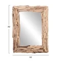 ΚΑΘΡΕΠΤΗΣ ΤΟΙΧΟΥ TWIGS HM4440 DRIFTWOOD ΣΕ ΦΥΣΙΚΟ ΧΡΩΜΑ 62x10x82Υεκ.