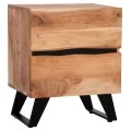 ΚΟΜΟΔΙΝΟ ALICIA HM8360.11 ΑΠΟ ΜΑΣΙΦ ΞΥΛΟ ΑΚΑΚΙΑΣ 45x35x56Yεκ.