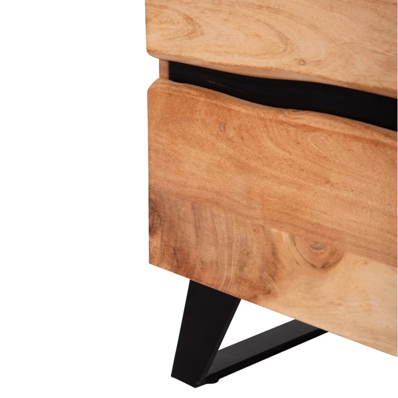 ΚΟΜΟΔΙΝΟ ALICIA HM8360.11 ΑΠΟ ΜΑΣΙΦ ΞΥΛΟ ΑΚΑΚΙΑΣ 45x35x56Yεκ.