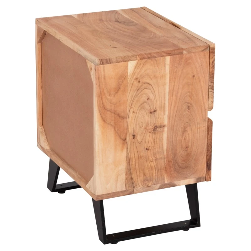ΚΟΜΟΔΙΝΟ ALICIA HM8360.11 ΑΠΟ ΜΑΣΙΦ ΞΥΛΟ ΑΚΑΚΙΑΣ 45x35x56Yεκ.