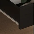 ΚΟΜΟΔΙΝΟ DINKL HM2472.02 ΜΕΛΑΜΙΝΗ-2 ΣΥΡΤΑΡΙΑ-WENGE 29,5x29,5x45Υεκ