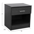 ΚΟΜΟΔΙΝΟ ΜΕ 1 ΣΥΡΤΑΡΙ LANEY ZEBRANO 45x35,5x47Υ εκ. HM2345.02