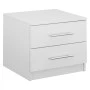 ΚΟΜΟΔΙΝΟ ΜΕΛΑΜΙΝΗΣ CHELSEA HM2220.05 ΛΕΥΚΟ 48x40,5x41,5 εκ.