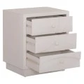 ΚΟΜΟΔΙΝΟ ΣΕΙΡΑ SANTORINI HM18047 MDF ΣΕ ΥΠΟΛΕΥΚΟ ΧΡΩΜΑ-3 ΣΥΡΤΑΡIA 48x38x55,5Υεκ.