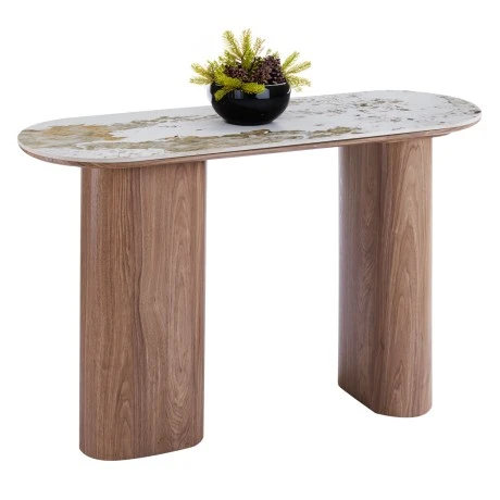 ΚΟΝΣΟΛΑ MARBLEX HM18446 ΚΕΡΑΜΙΚΟ TOP PANDORA--MDF ΠΟΔΙΑ 120x40x76Υεκ