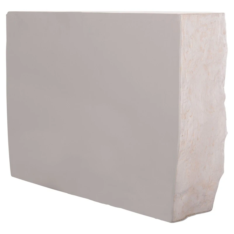ΚΟΝΣΟΛΑ INTERON HM18152.02 FIBER CEMENT ΣΕ ΛΕΥΚΟ--120x50x71Υεκ.