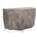 ΚΟΝΣΟΛΑ ΒΡΑΧΟΣ INTERON HM18152.03 FIBER CEMENT ΣΕ ΓΚΡΙ--120x50x71Υεκ.
