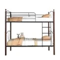 ΚΟΥΚΕΤΑ ΚΡΕΒΑΤΙ STOREY HM687 ΜΑΥΡΟ ΜΕΤΑΛΛΟ-ΚΑΡΥΔΙ RUBBERWOOD-ΓΙΑ ΣΤΡΩΜΑ 190x90εκ