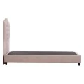 ΚΡΕΒΑΤΙ MALENA ΑΠΟ ΜΠΕΖ ΥΦΑΣΜΑ NUBUCK HM647.22 ΓΙΑ ΣΤΡΩΜΑ 120x200 εκ.