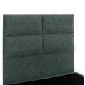 ΚΡΕΒΑΤΙ MILO ΑΠΟ ΠΡΑΣΙΝΟ ΥΦΑΣΜΑ τύπου NUBUCK HM646.27 ΓΙΑ ΣΤΡΩΜΑ 120x200 εκ.