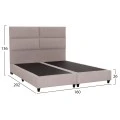 ΚΡΕΒΑΤΙ MILO HM616.32 ΜΠΕΖ ΥΦΑΣΜΑ ΓΙΑ ΣΤΡΩΜΑ 160x200εκ