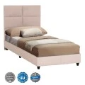 ΚΡΕΒΑΤΙ ΜΟΝΟ MILO HM652.32 ΜΠΕΖ TEDDY ΥΦΑΣΜΑ ΓΙΑ ΣΤΡΩΜΑ 90x200εκ