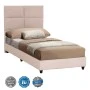 ΚΡΕΒΑΤΙ ΜΟΝΟ MILO HM652.32 ΜΠΕΖ TEDDY ΥΦΑΣΜΑ ΓΙΑ ΣΤΡΩΜΑ 90x200εκ