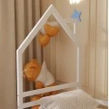 ΚΡΕΒΑΤΙ ΠΑΙΔΙΚΟ HOUSER HM676.03 τ.MONTESSORI ΞΥΛΟ ΠΕΥΚΟ ΛΕΥΚΟ- 190x90εκ