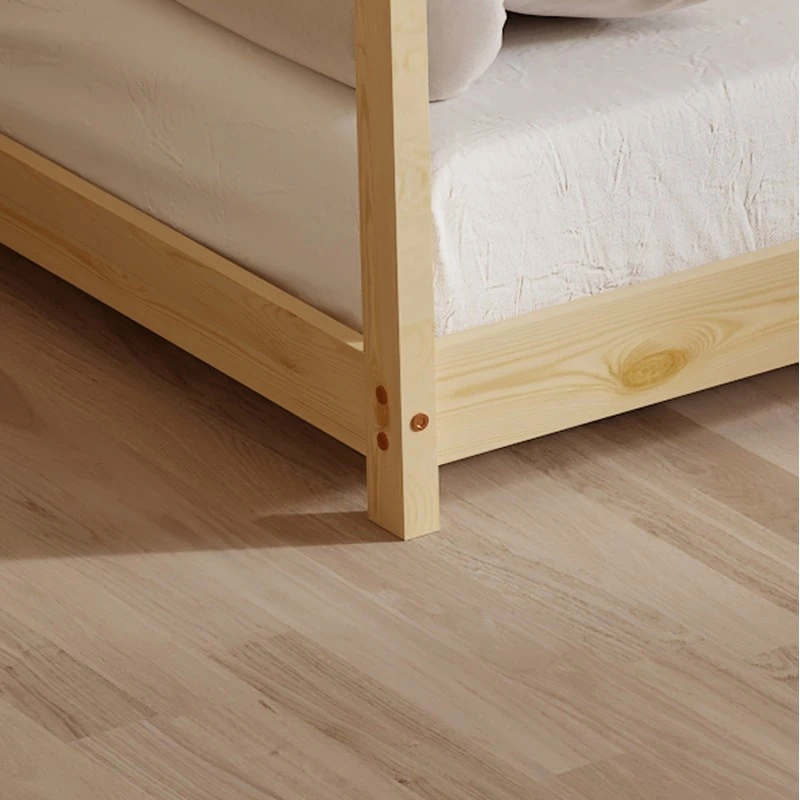 ΚΡΕΒΑΤΙ ΠΑΙΔΙΚΟ PEPE HM677.01 τ.MONTESSORI ΞΥΛΟ ΠΕΥΚΟ ΦΥΣΙΚΟ- 190x90εκ