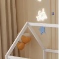 ΚΡΕΒΑΤΙ ΠΑΙΔΙΚΟ PEPE HM677.03 τ.MONTESSORI ΞΥΛΟ ΠΕΥΚΟ ΛΕΥΚΟ- 190x90εκ