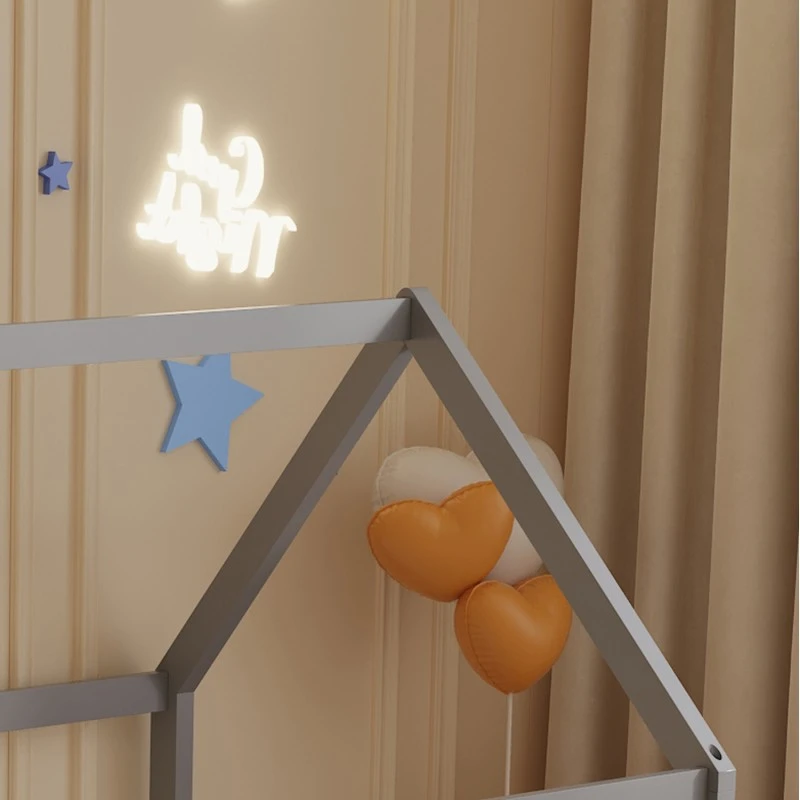 ΚΡΕΒΑΤΙ ΠΑΙΔΙΚΟ PEPE HM677.05 τ.MONTESSORI ΞΥΛΟ ΠΕΥΚΟ ΓΚΡΙ- 190x90εκ
