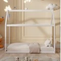 ΚΡΕΒΑΤΙ ΠΑΙΔΙΚΟ PEPE HM678.03 τ.MONTESSORI ΞΥΛΟ ΠΕΥΚΟ ΛΕΥΚΟ- 140x70εκ
