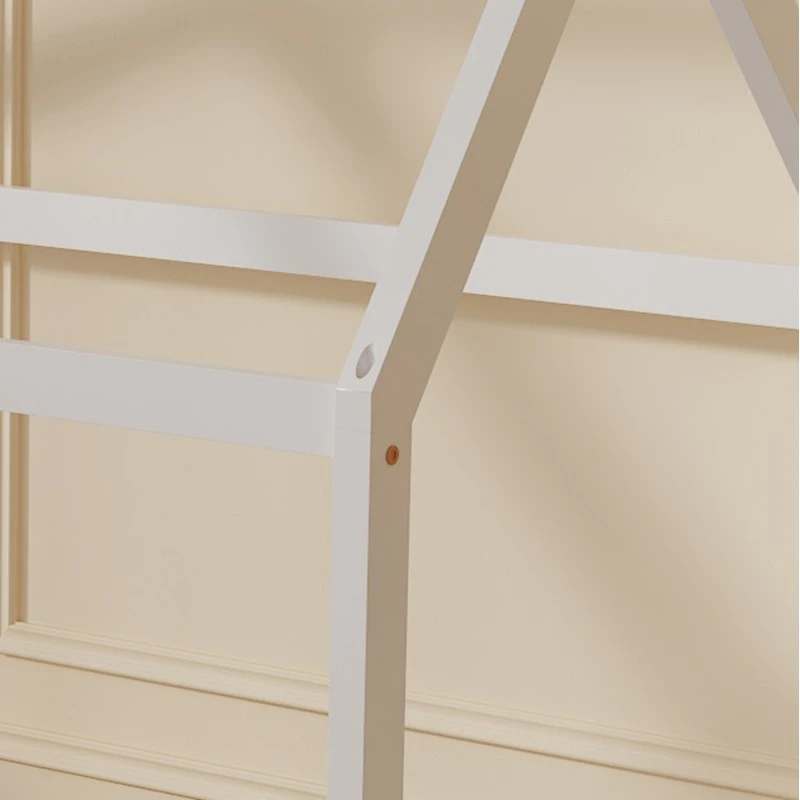 ΚΡΕΒΑΤΙ ΠΑΙΔΙΚΟ PEPE HM678.03 τ.MONTESSORI ΞΥΛΟ ΠΕΥΚΟ ΛΕΥΚΟ- 140x70εκ