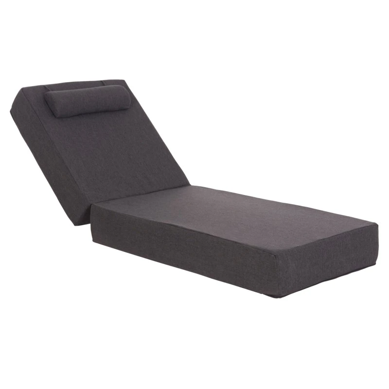 ΜΑΞΙΛΑΡΙ ΞΑΠΛΩΣΤΡΑΣ KIHEI HM21094.03 OLEFIN ΣΚΟΥΡΟ ΓΚΡΙ ΜΕ FOAM 198x70x20Υεκ