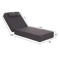 ΜΑΞΙΛΑΡΙ ΞΑΠΛΩΣΤΡΑΣ KIHEI HM21094.03 OLEFIN ΣΚΟΥΡΟ ΓΚΡΙ ΜΕ FOAM 198x70x20Υεκ