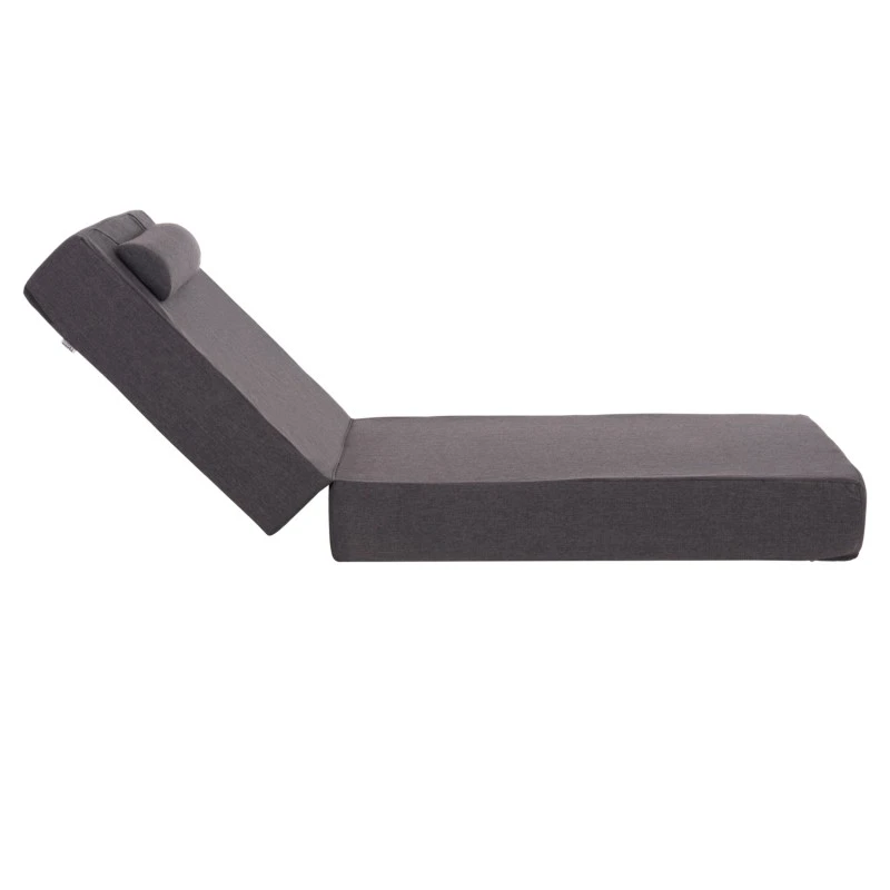 ΜΑΞΙΛΑΡΙ ΞΑΠΛΩΣΤΡΑΣ KIHEI HM21094.03 OLEFIN ΣΚΟΥΡΟ ΓΚΡΙ ΜΕ FOAM 198x70x20Υεκ
