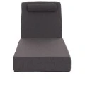 ΜΑΞΙΛΑΡΙ ΞΑΠΛΩΣΤΡΑΣ KIHEI HM21094.03 OLEFIN ΣΚΟΥΡΟ ΓΚΡΙ ΜΕ FOAM 198x70x20Υεκ