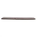 ΜΑΞΙΛΑΡΙ ΞΑΠΛΩΣΤΡΑΣ POLYESTER CHIOS ΓΚΡΙ HM11234.10P 192x58x6 εκ.