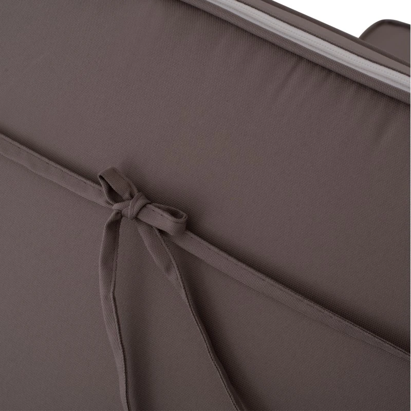 ΜΑΞΙΛΑΡΙ ΞΑΠΛΩΣΤΡΑΣ POLYESTER CHIOS ΓΚΡΙ HM11236.10P 196(117+1+78)x58x9εκ.
