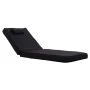 ΜΑΞΙΛΑΡΙ ΞΑΠΛΩΣΤΡΑΣ TEXTILENE 600gr/m2 2X1 SIFNOS ΜΑΥΡΟ HM11237.05T 194x70x11 εκ.