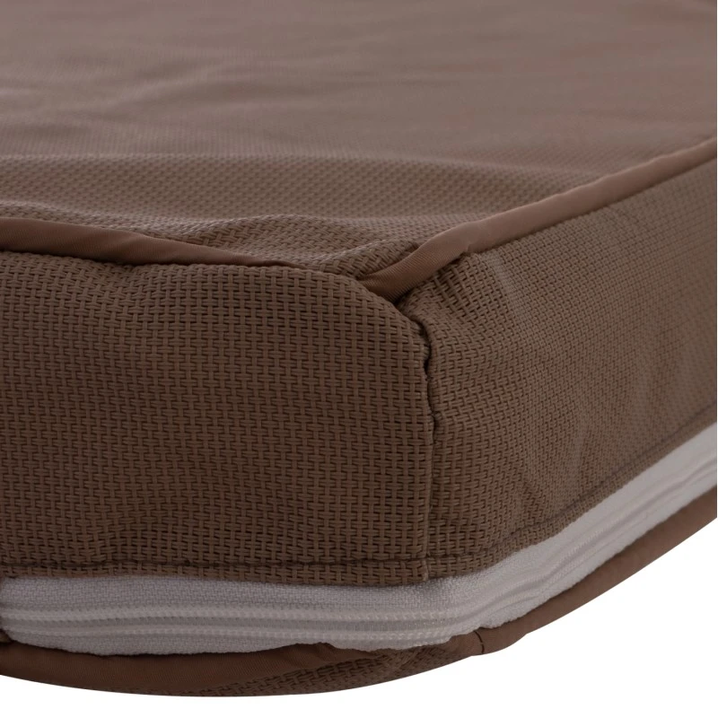 ΜΑΞΙΛΑΡΙ ΞΑΠΛΩΣΤΡΑΣ TEXTILENE 600gr/m2 2X1 SIFNOS ΜΟΚΑ HM11237.04T 194x70x11εκ.