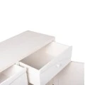 ΜΠΟΥΦΕΣ ΣΕΙΡΑ SANTORINI HM18046 MDF ΣΕ ΥΠΟΛΕΥΚΟ ΧΡΩΜΑ-2 ΣΥΡΤΑΡΙΑ & 2 ΠΟΡΤΕΣ 107x38x82,5Υεκ.