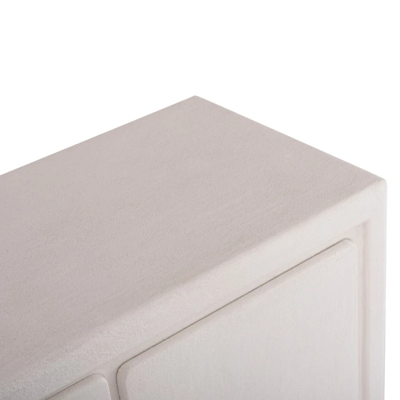 ΜΠΟΥΦΕΣ ΣΕΙΡΑ SANTORINI HM18048 MDF ΣΕ ΥΠΟΛΕΥΚΟ ΧΡΩΜΑ-3 ΣΥΡΤΑΡΙΑ & 2 ΠΟΡΤΕΣ 120x38x80Υεκ.