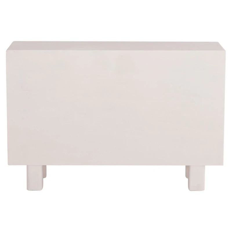 ΜΠΟΥΦΕΣ ΣΕΙΡΑ SANTORINI HM18048 MDF ΣΕ ΥΠΟΛΕΥΚΟ ΧΡΩΜΑ-3 ΣΥΡΤΑΡΙΑ & 2 ΠΟΡΤΕΣ 120x38x80Υεκ.