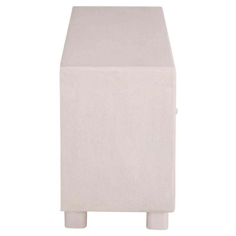 ΜΠΟΥΦΕΣ ΣΕΙΡΑ SANTORINI HM18068 MDF ΣΕ ΥΠΟΛΕΥΚΟ ΧΡΩΜΑ-3 ΠΟΡΤΕΣ 140x38x64Υεκ.