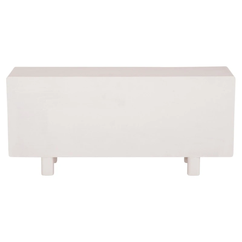 ΜΠΟΥΦΕΣ ΣΕΙΡΑ SANTORINI HM18068 MDF ΣΕ ΥΠΟΛΕΥΚΟ ΧΡΩΜΑ-3 ΠΟΡΤΕΣ 140x38x64Υεκ.